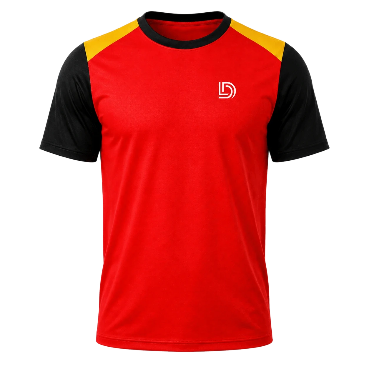 CTSW016 CEPA Cut and Sew Teamwear - Red / Black / G Yellow
