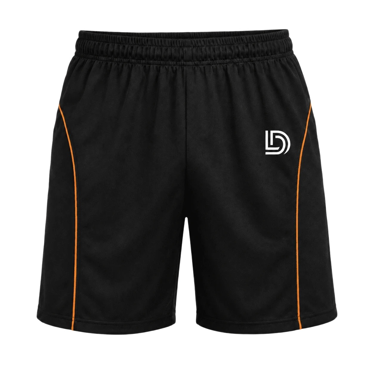 TCSH007 CEPA Performance Sports Shorts - Black / Orange