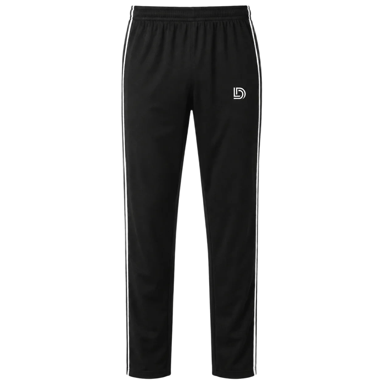 TCLR001 CEPA Athletic Track Pants - Black / White