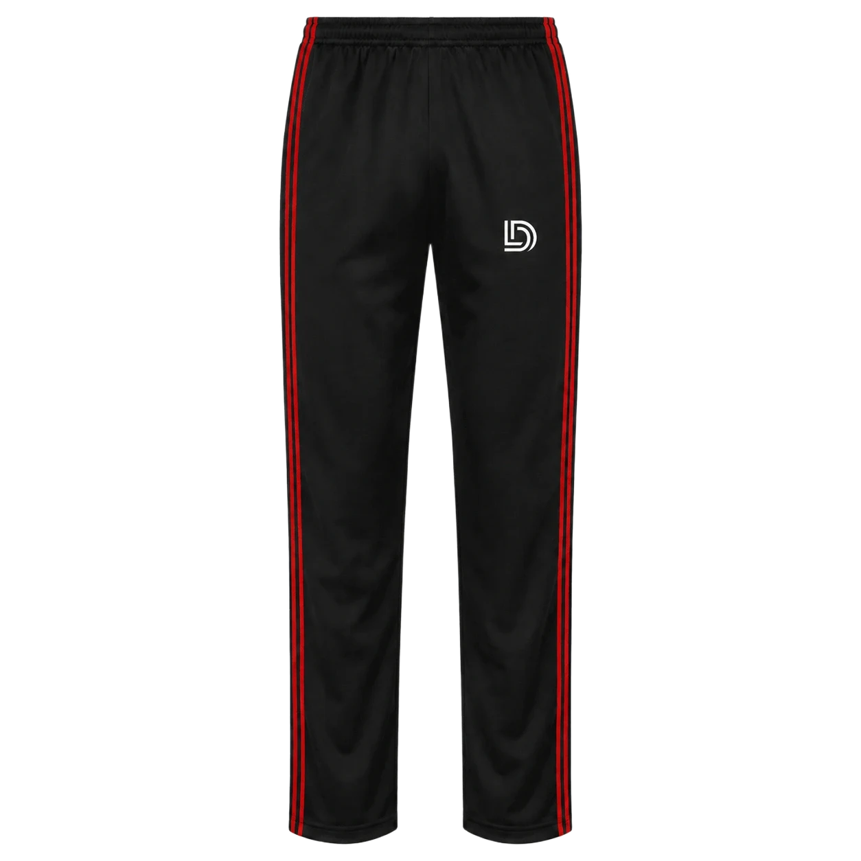 TCLR004 CEPA Athletic Track Pants - Black / Red image